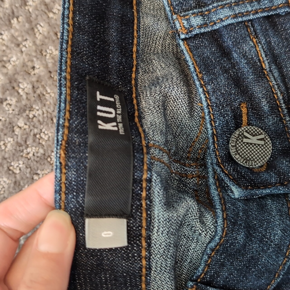NWOT KUT from The Kloth Catherine Boyfriend Jeans Size 0 - Picture 2 of 5